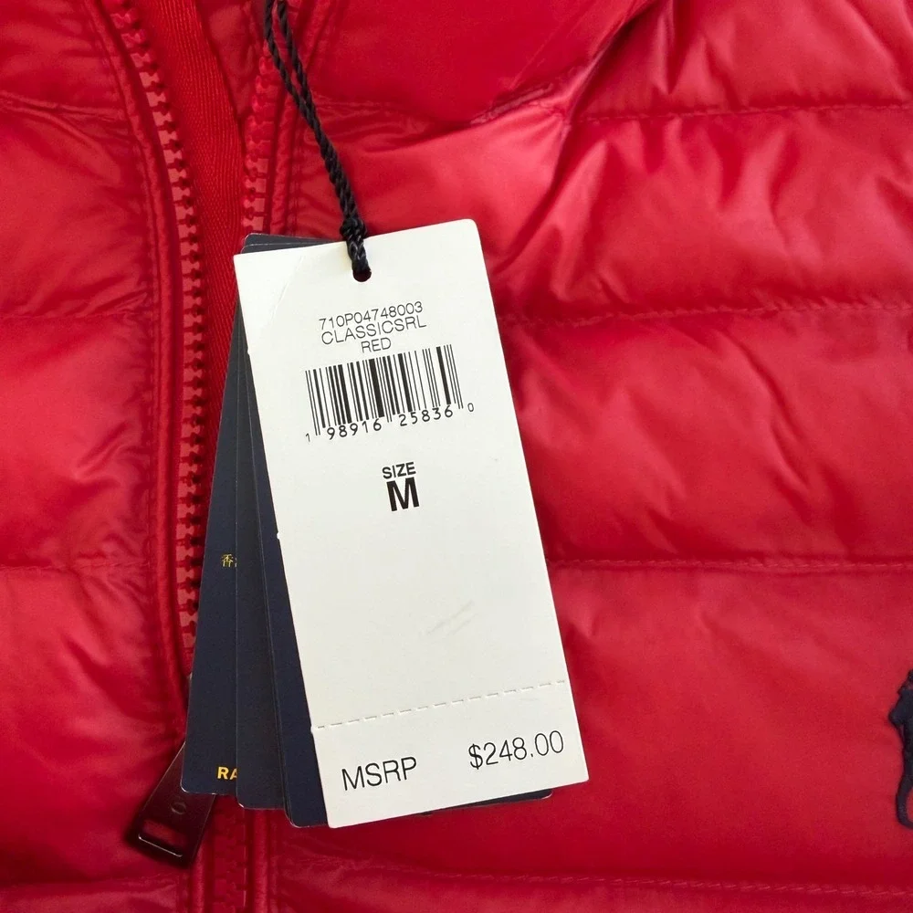 Polo Ralph Lauren Colden‎ Jacket Packable Puffer Performance Mens Medium NWT